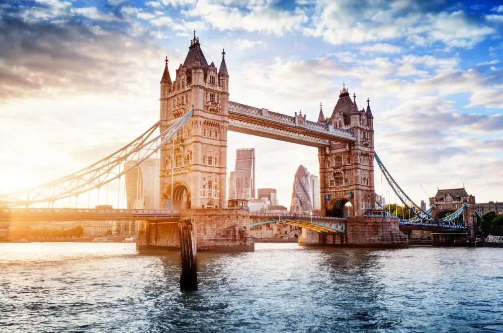 Tower Bridge over the river thames